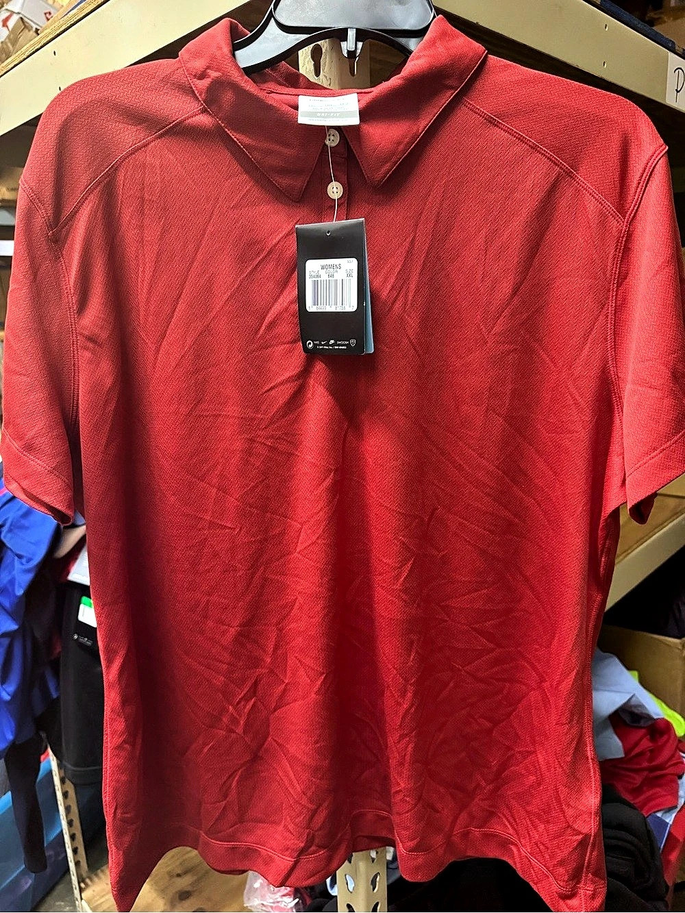 Nike Ladies Dri-FIT Polo Women's Red Size XXL. New!